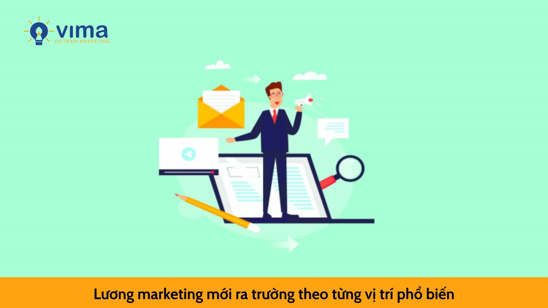 Lương marketing mới ra trường theo từng vị trí phổ biến